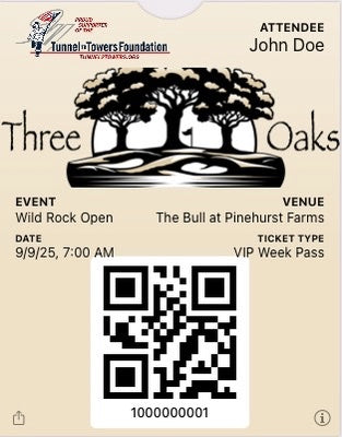 VIP WEEK PASS (Wild Rock Open)